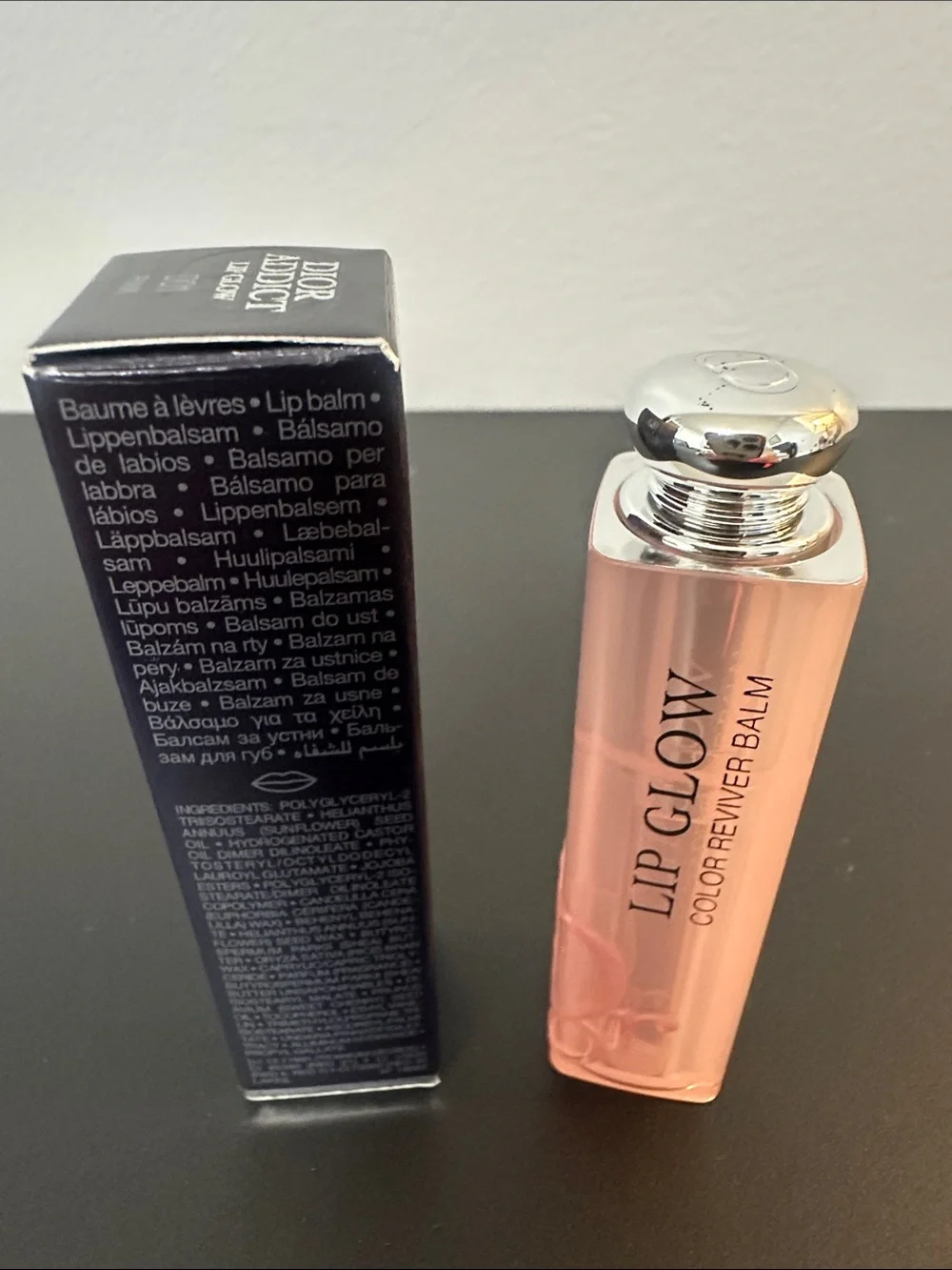 NWT Dior Addict Lip Glow Color Reviver Hydrating Balm - 001 Pink